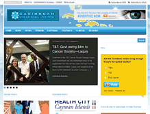 Tablet Screenshot of caribbeanmedicalnews.com